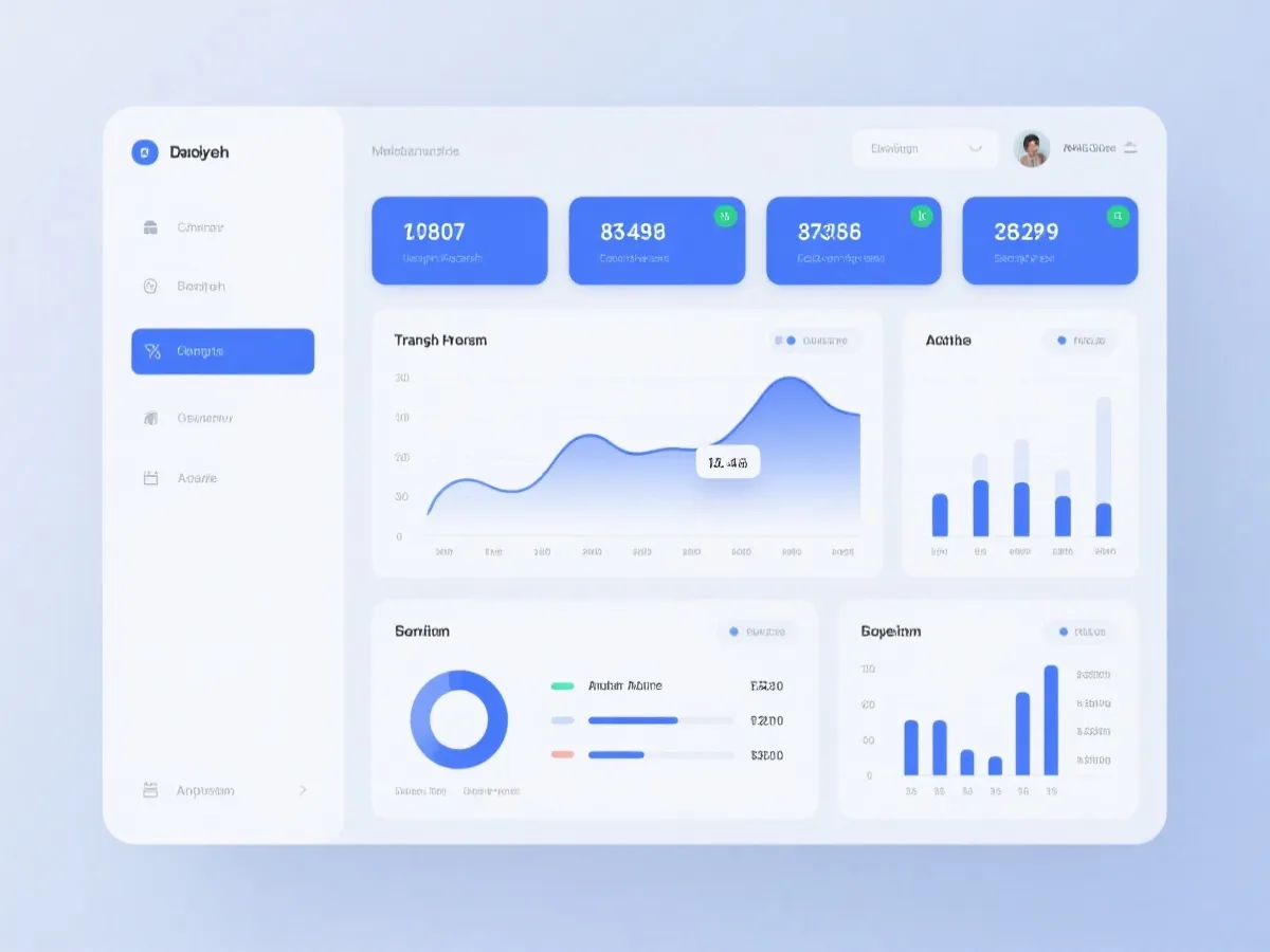 走势图与数据看板示意图